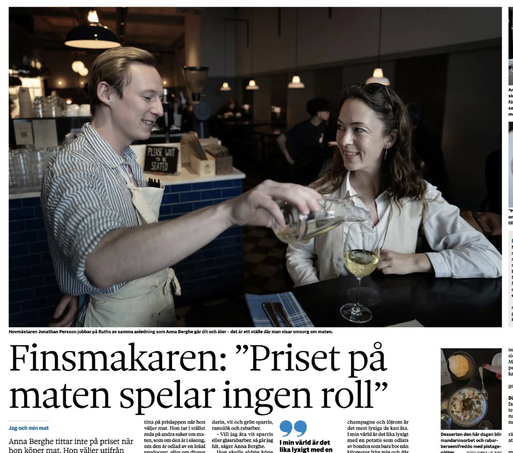 Dessa övertöntiga jävla "foodies":  

"I Anna Berghes ögon är giftfri närodlad potatis från Lund lika lyxigt som oxfilé"  
"Jag vet människor som har det väldigt gott ställt som tänker att oxfilé, champagne och löjrom är det mest lyxiga"  
Hon känner alltså inga rika personer.