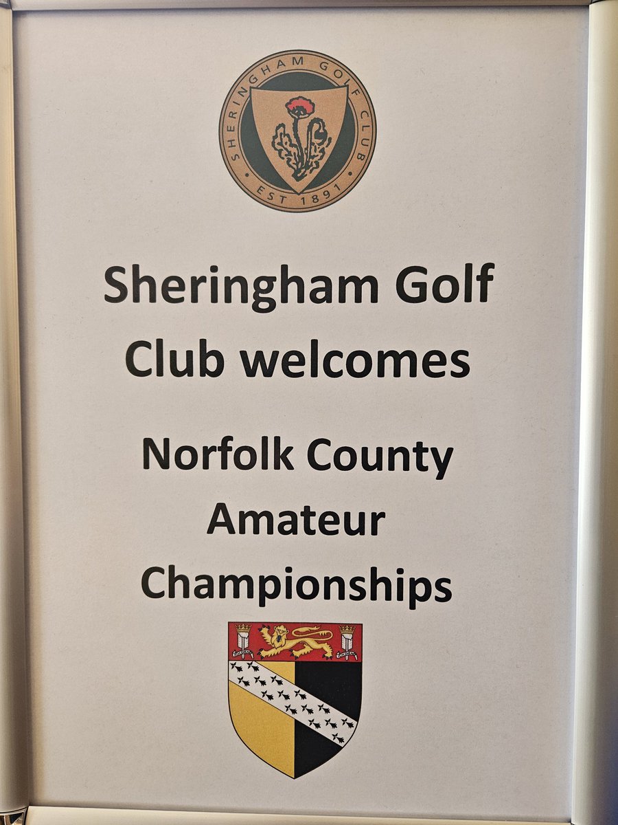 Delighted to be hosting the Norfolk County Golf Union Amateur Championships. Good luck to all those competing this weekend! <a href="/NCGU1908/">Norfolk County Golf Union</a>