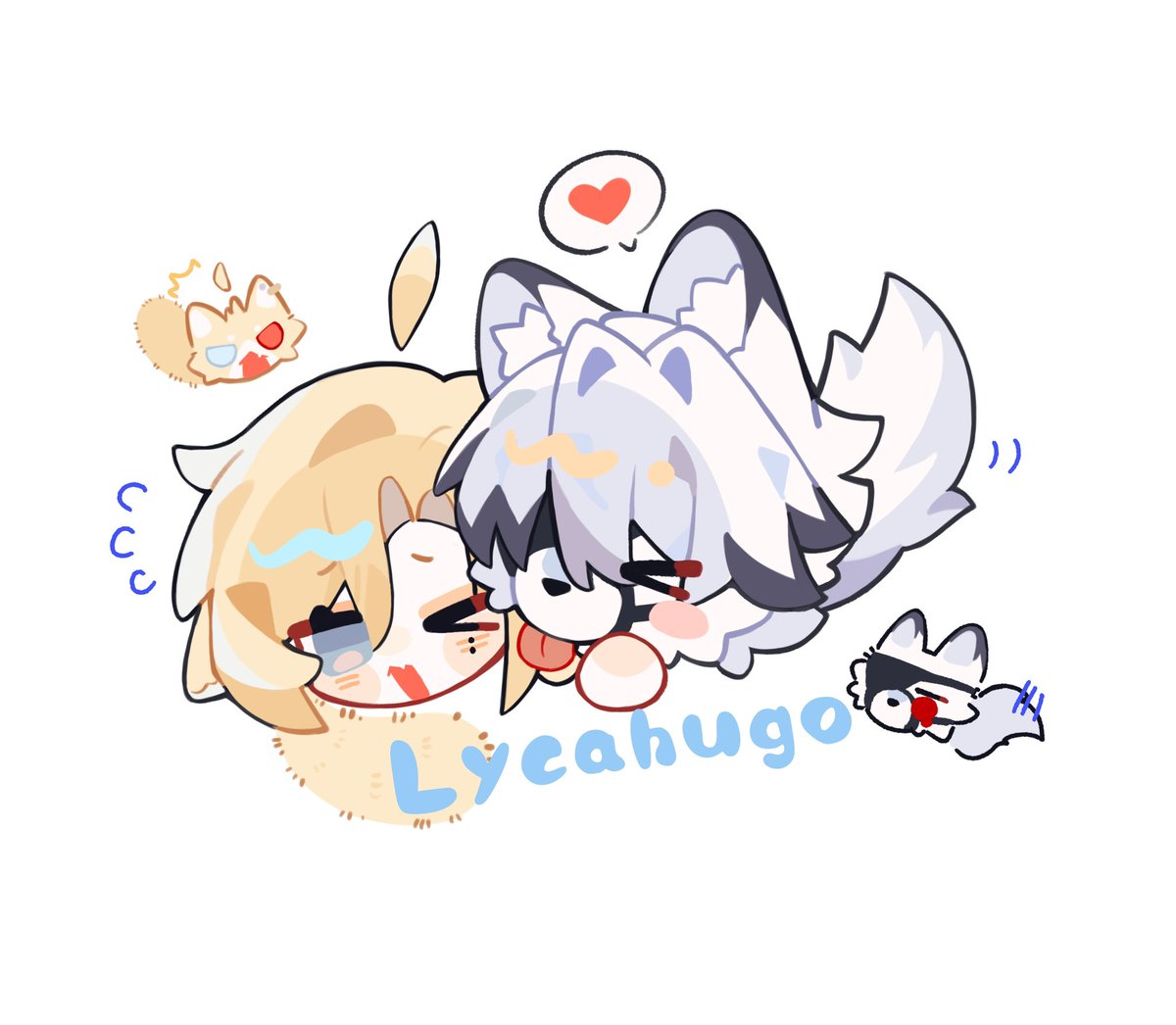 #lycahugo #狼血 来点炸毛小猫🐱