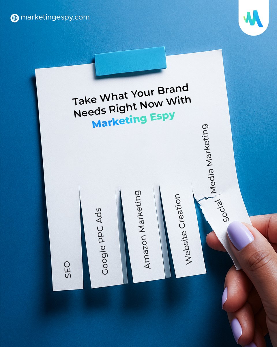 Take What Your Brand Truly Needs, Right Now

At Marketing Espy, we understand that every brand is at a different stage of its digital journey. Whether it's #SEO, Google #PPC Ad, #Amazon Marketing, #WebsiteCreation, or #SocialMediaMarketing, we’re here to fuel your brand’s growth