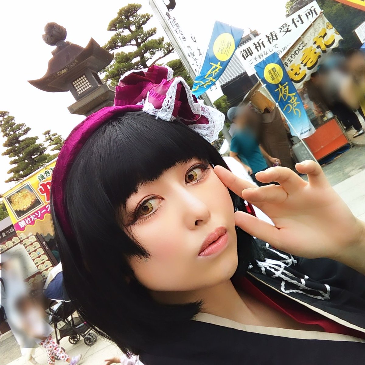 #豊川市民夜まつり
#豊川

コスプレ参加🆗の言質いただきましたので着ちゃいました来ちゃいました