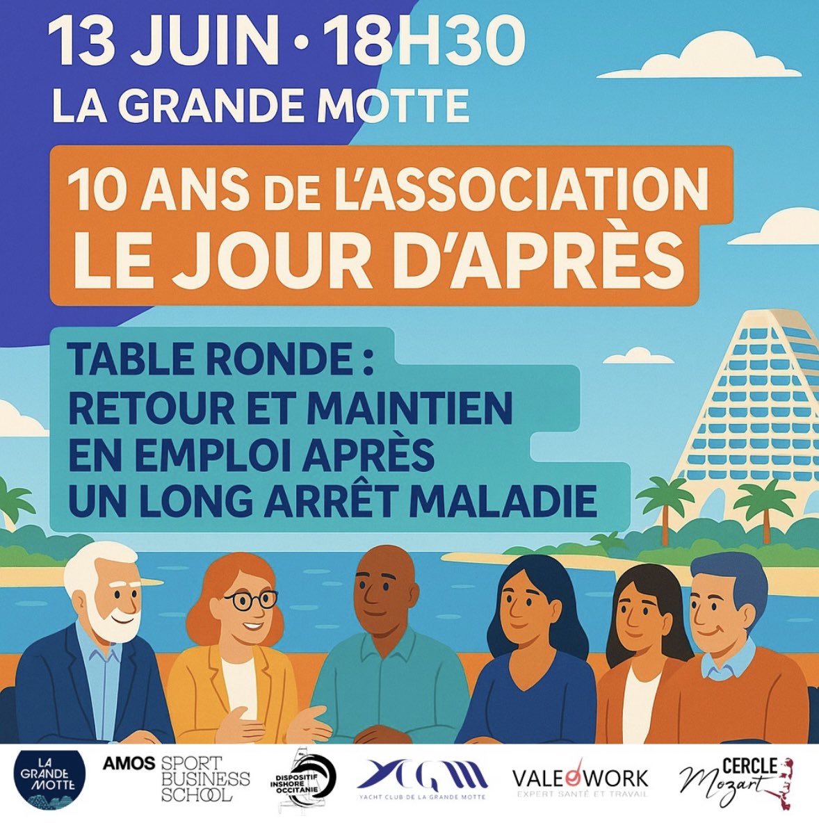🎀 [PARTENAIRE ENGAGÉ]
Le Cercle Mozart de Montpellier et sa Commission Solidarité sont fiers d'accompagner l’Association Le Jour d’Après à l’occasion de ses 10 ans.

↓