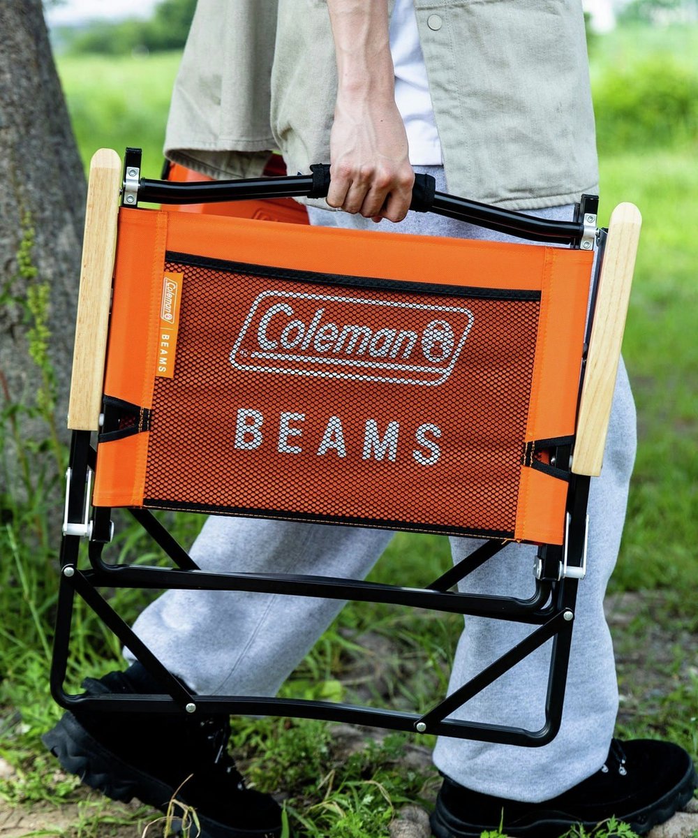 コールマン×ビームス レイチェア　コラボ限定　バンダナ Coleman(コールマン)×BEAMS(ビームス)のバンダナ柄レイチェアが入荷