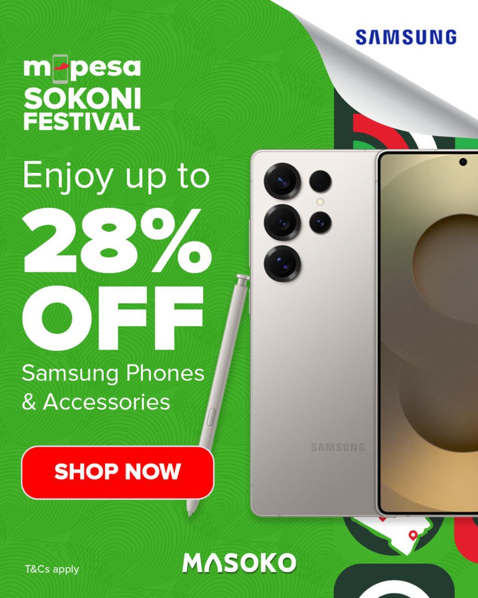 Fabian_Waboot (@fabian_waboot) on Twitter photo Oyah! wakuu unataka Phones,Electronics,Accessories ziko #CrazyMasokoDeals today at M-PESA Sokoni Festival in Mombasa Sports Club Grounds
Come through for gud vibes 🥸❤️🔥entertainment & sunset prices! ukiwa far Shop online 👉 masoko.com
#MpesaSokoniFest <a href="/SafaricomPLC/">Safaricom PLC</a> Oyah! wakuu unataka Phones,Electronics,Accessories ziko #CrazyMasokoDeals today at M-PESA Sokoni Festival in Mombasa Sports Club Grounds
Come through for gud vibes 🥸❤️🔥entertainment & sunset prices! ukiwa far Shop online 👉 masoko.com
#MpesaSokoniFest <a href="/SafaricomPLC/">Safaricom PLC</a>