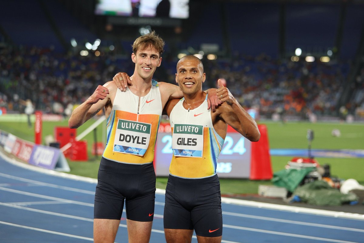 FastRunning's tweet image. A fantastic night at the Rome Diamond League 🇮🇹💎
Including 1500m World Championships Q for Elliot Giles (3:31.13) and Cathal Doyle (3:32.15 PB) and a debut Diamond League win for Sarah Healy (3:59.17)