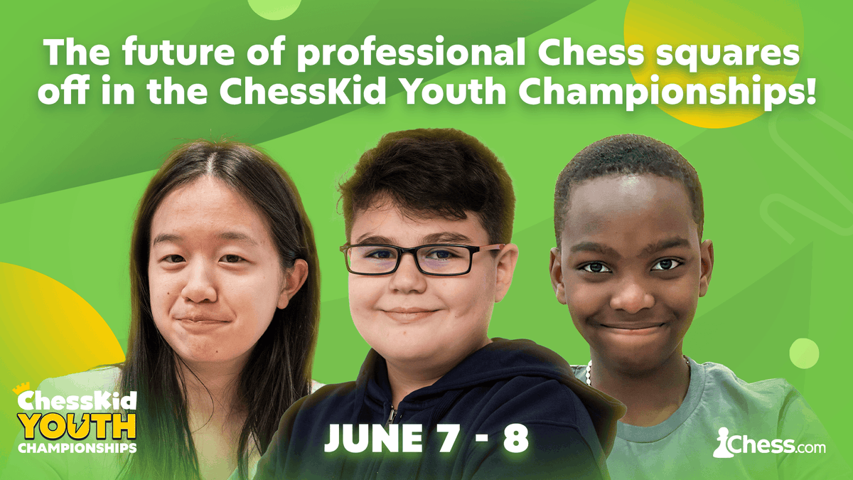 I'm back with some commentary - ChessKid U-16 championship starts in one hour!

twitch.tv/chess