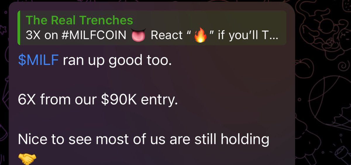 Moriarty_winn's tweet photo. GM Legends!
I’ve been sharing bangers with a 80% winrate consistently on our FREE TG.
In less than a month, we caught:
#USELESS - 167X
$ASS&P - 10X
$KAWS - 7.5X
#MILFCOIN - 6X
#DEPLOYCOIN - 5.5X
$TWSC - 4X
$ZENAI - 3X
$PHOTOS - 2X
$KEK - 2X
#MEMEDAY - 2X
$USA - 2X
#A17 - 2X
#RIZZCOIN - 70%
I’ll share my buys with you here - TG get its first tho (links in comments)
Follow, Join my TG - Turn on Notis🔔 - Get ready to grind hard and change your life