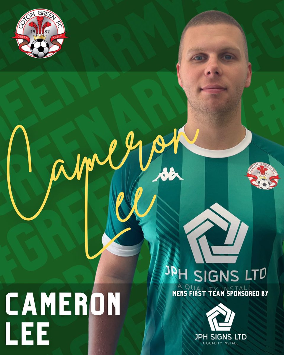 Coton Green FC (@cotongreenfc) on Twitter photo ๐ | CAM COMMITS
They donโt come much bigger than our first retained player ahead of the 25/26 campaign, as <a href="/CameronLee01/">Cameron Lee</a> commits for our first season at Step 5 ๐๐ป
A rock at the back, Cam is a mainstay in our defence and a huge asset to the squad ๐ช๐ป
๐ขโซ๏ธ๐ด
#GreenArmy ๐ | CAM COMMITS
They donโt come much bigger than our first retained player ahead of the 25/26 campaign, as <a href="/CameronLee01/">Cameron Lee</a> commits for our first season at Step 5 ๐๐ป
A rock at the back, Cam is a mainstay in our defence and a huge asset to the squad ๐ช๐ป
๐ขโซ๏ธ๐ด
#GreenArmy