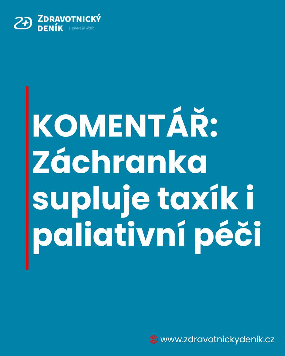 Zajímavý komentář Jiřího Knora: zdravotnickydenik.cz/2025/06/koment…
