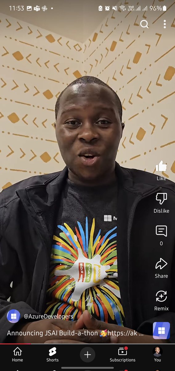 gatere_mark's tweet image. Join the JS AI Build-a-thon 🔥
youtube.com/shorts/MiigDco… 🚀
Something super exciting is Cooking - from Monday 🥳 Be on the lookout 🔥
AKA.MS/JSAIBUILD-A-TH…
#AzureDevelopers
#NairobiAzureAI
#AIDevelopers
#JavaScript
#Azure
#AI