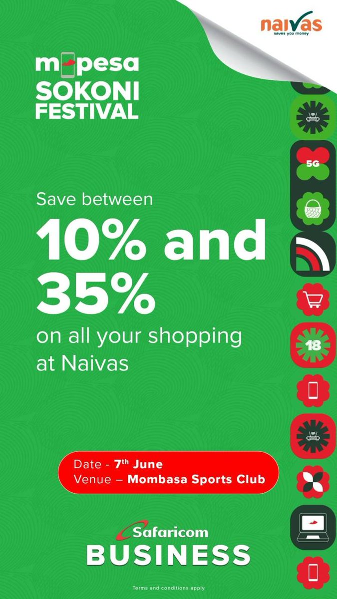 GripBeatz's tweet photo. Pale Mombasa leo?
Kuna #MpesaSokoniFest @ Mombasa Sports Club Grounds!
🔥 Massive discounts on phones &amp; electronics
🎉 Vibes, shows &amp; business forums
💚 Lipia na M-PESA bila stress — no cash, no hassle
Shop smart at https://t.co/4VNjRqTy4G
#CrazyMasokoDeals @SafaricomPLC https://t.co/E3dDj0NTJa