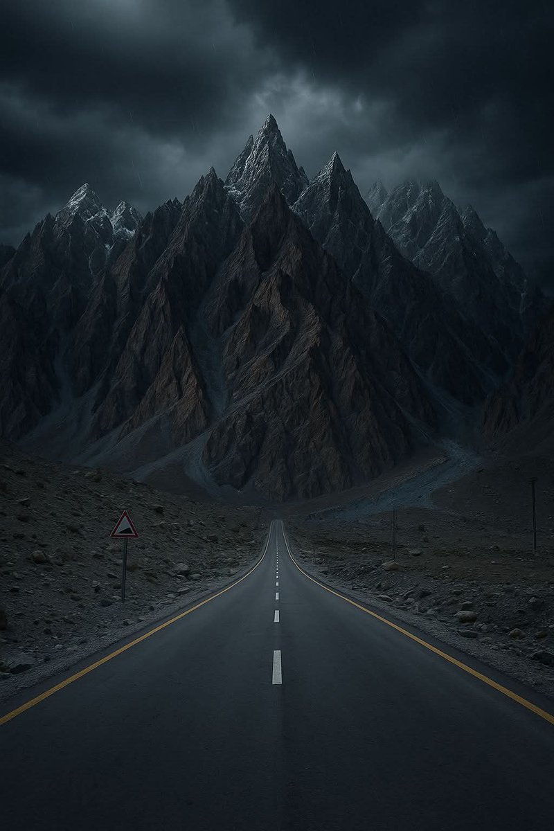 PakistanJannatt's tweet image. Straight out of a dream
The majestic road to Hunza under the shadow of mighty peaks. 
Nature at its rawest, wildest, and most beautiful. #Hunza #Pakistan #TravelHeaven