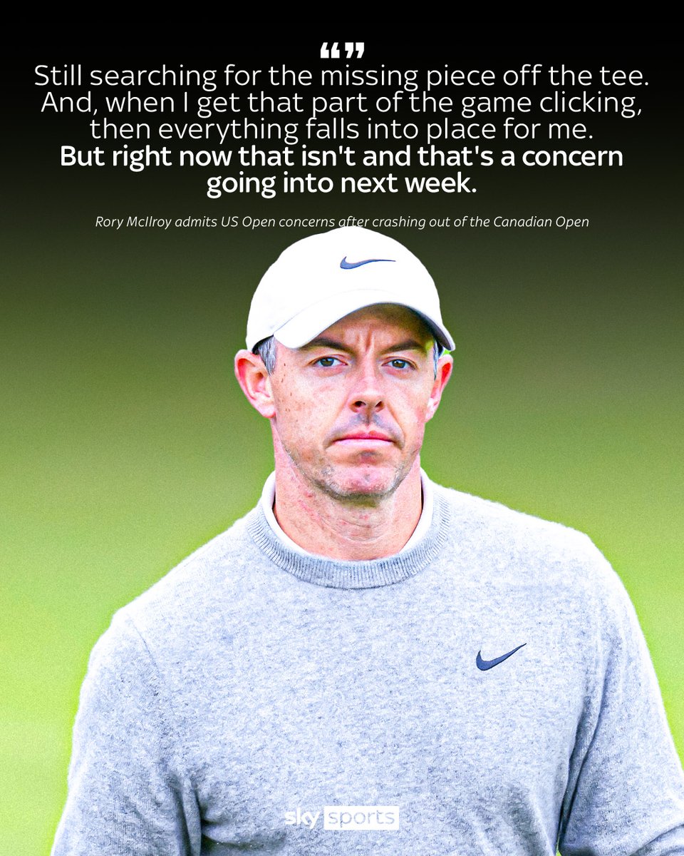 Plenty of work to do for Rory McIlroy ahead of next week's US Open 🤔