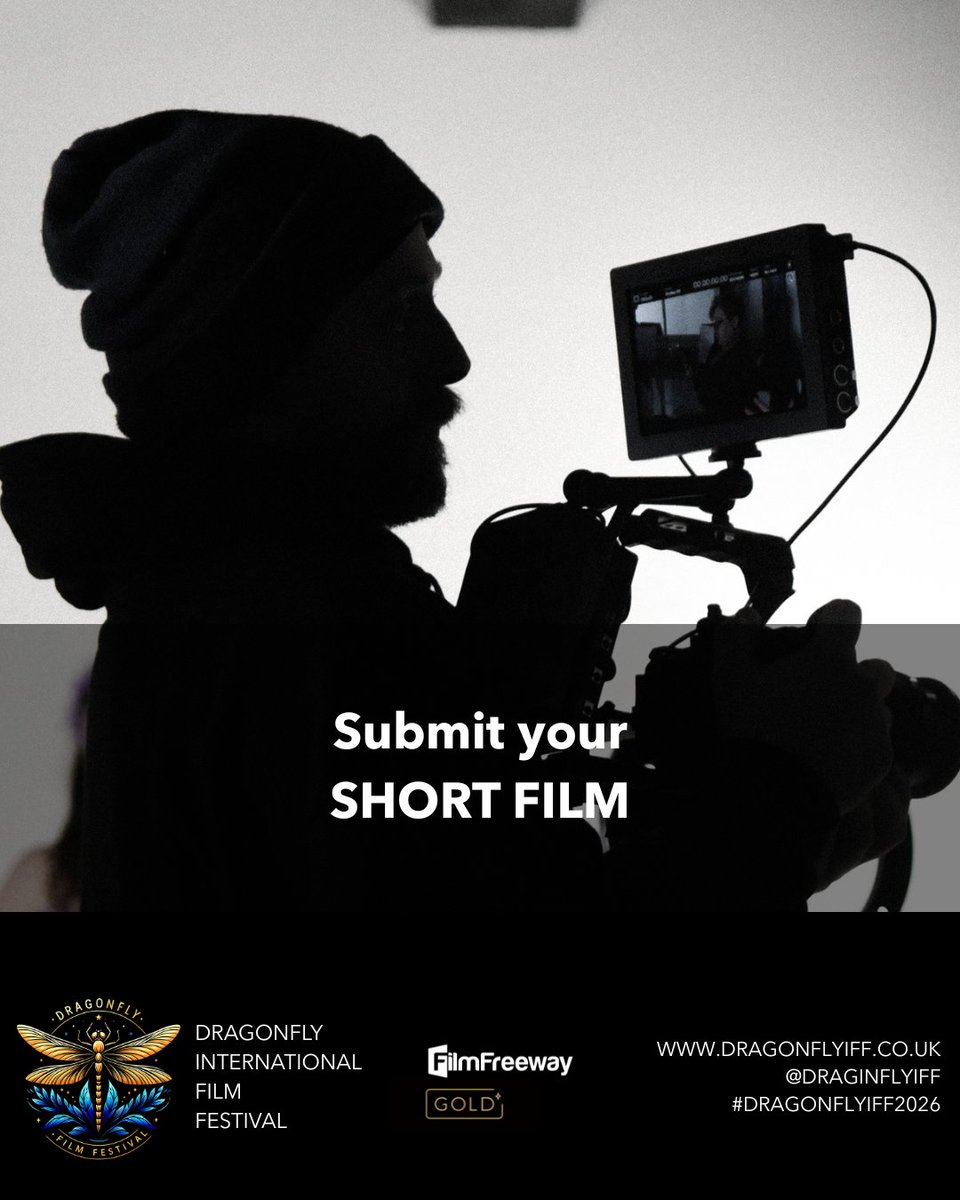 Dragonfly International Film Festival (@dragonflyiff) on Twitter photo Submit your short film on <a href="/FilmFreeway/">FilmFreeway</a>
#dragonflyiff2026 #shortfilmfestival #shortfilm #lancashire
filmfreeway.com/dragonflyinter… Submit your short film on <a href="/FilmFreeway/">FilmFreeway</a>
#dragonflyiff2026 #shortfilmfestival #shortfilm #lancashire
filmfreeway.com/dragonflyinter…