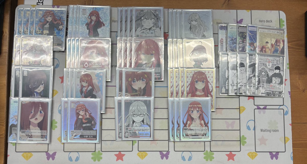 #花嫁杯　#ごとカド
#五等分の花嫁

第6回花嫁杯　(参加者35名)

優勝：mariaさん　三玖デッキ

2位：ててろんさん　三玖デッキ

3位：パオジアンさん　四葉デッキ

4位：アキラさん　五月デッキ
