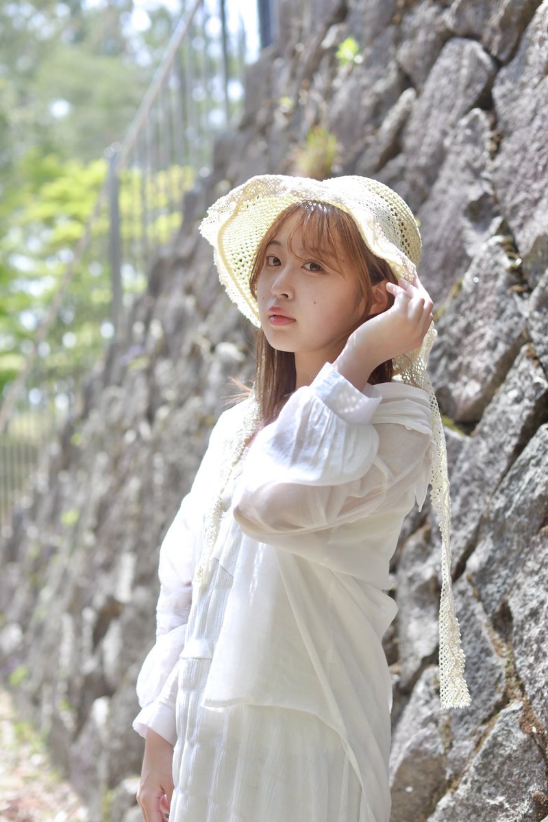 みゃさんリク撮 at 古民家 at Apr.,2025
<a href="/myk_f_myo/">みゃ@撮影おやすみ中</a> 
みゃ×麦わら帽子×石垣
#ポートレート #古民家