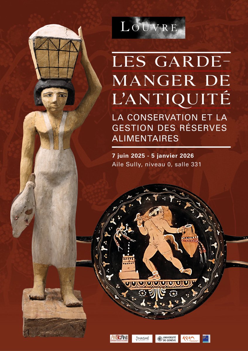Adeline Bats (@adelinebats) on Twitter photo À partir d’aujourd’hui, et jusqu’à janvier 2026, vous retrouverez une présentation temporaire sur l’alimentation et les enjeux de la conservation dans le monde antique, dans la salle 331 des Antiquités égyptiennes ! <a href="/MuseeLouvre/">Musée du Louvre</a> <a href="/UNIGEnews/">Université de Genève</a> À partir d’aujourd’hui, et jusqu’à janvier 2026, vous retrouverez une présentation temporaire sur l’alimentation et les enjeux de la conservation dans le monde antique, dans la salle 331 des Antiquités égyptiennes ! <a href="/MuseeLouvre/">Musée du Louvre</a> <a href="/UNIGEnews/">Université de Genève</a>