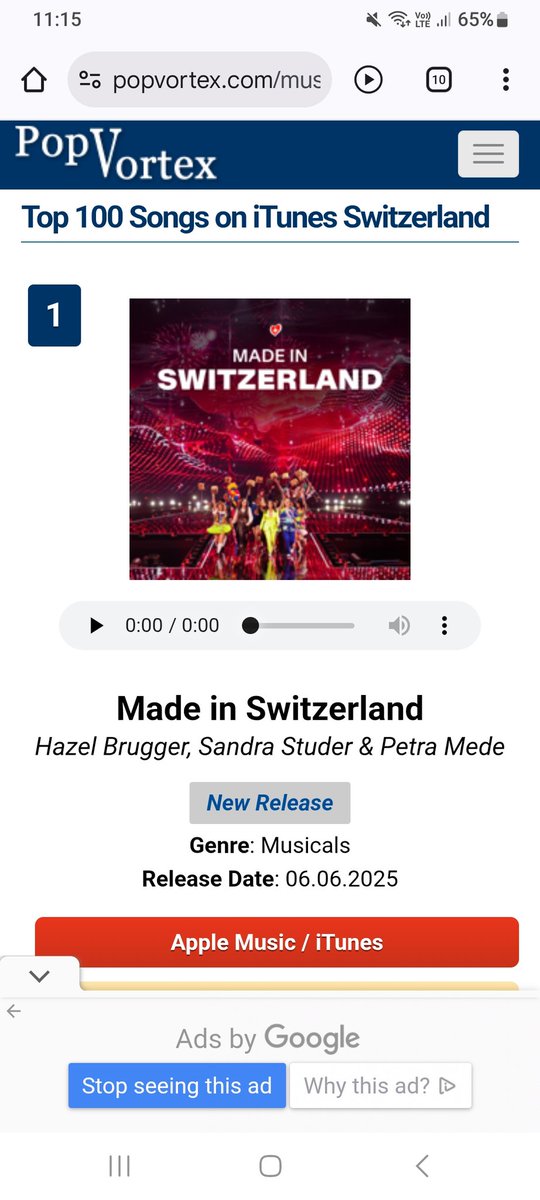AurelienPython's tweet image. Good choice to release this masterpiece. Swiss people were waiting for... #Eurovision #esc2025 #madeinSwitzerland