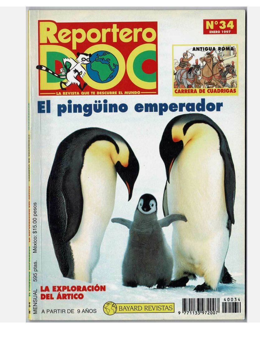 ¡Se me olvidaba esto! La suscripción a Reportero Doc, el mejor regalo que me pudo hacer mi padre jamás. Cuando llegaba al buzón me iba directa a la sección de Historia 🥹