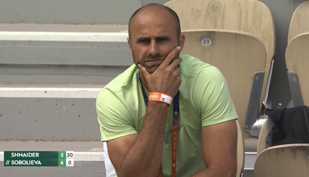 My first ever tournament as a coach with a 2nd round in singles and semi finals in doubles here <a href="/rolandgarros/">Roland-Garros</a> . 3 great weeks of tennis. 
Thank you,Diana Shnaider for everything and I wish you good luck with your tennis career. 
Looking forward to seeing what’s coming next for me
