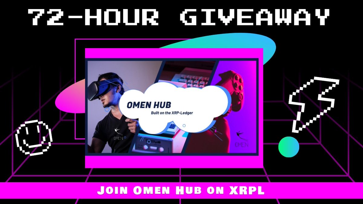 🎁 #XRP #GIVEAWAY🎁

10 $XRP TO ONE WINNER 🏆 

✅ Follow <a href="/Omen_XRPL/">Omen Hub</a> 
✅ Like &amp; Retweet 
✅ Tag 5 friends 
✅ Join TG: t.me/Omen_XRPL 

⏰ 72Hrs 

#XRPL #XRPArmy #XRPCommunity #XRP #OmenHub