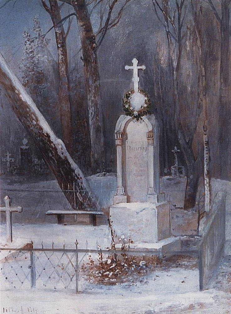 🎨 Winter Wonderlands 🌨️

A Tomb by Aleksey Savrasov, 1884

🪦 A beautifully brooding vision, steeped in wintry gothic gloom ❄️

🖌️ Aleksey Kondratyevich Savrasov (1830–1897) was a pioneering Russian landscape painter and founder of the “lyrical landscape” style, known for