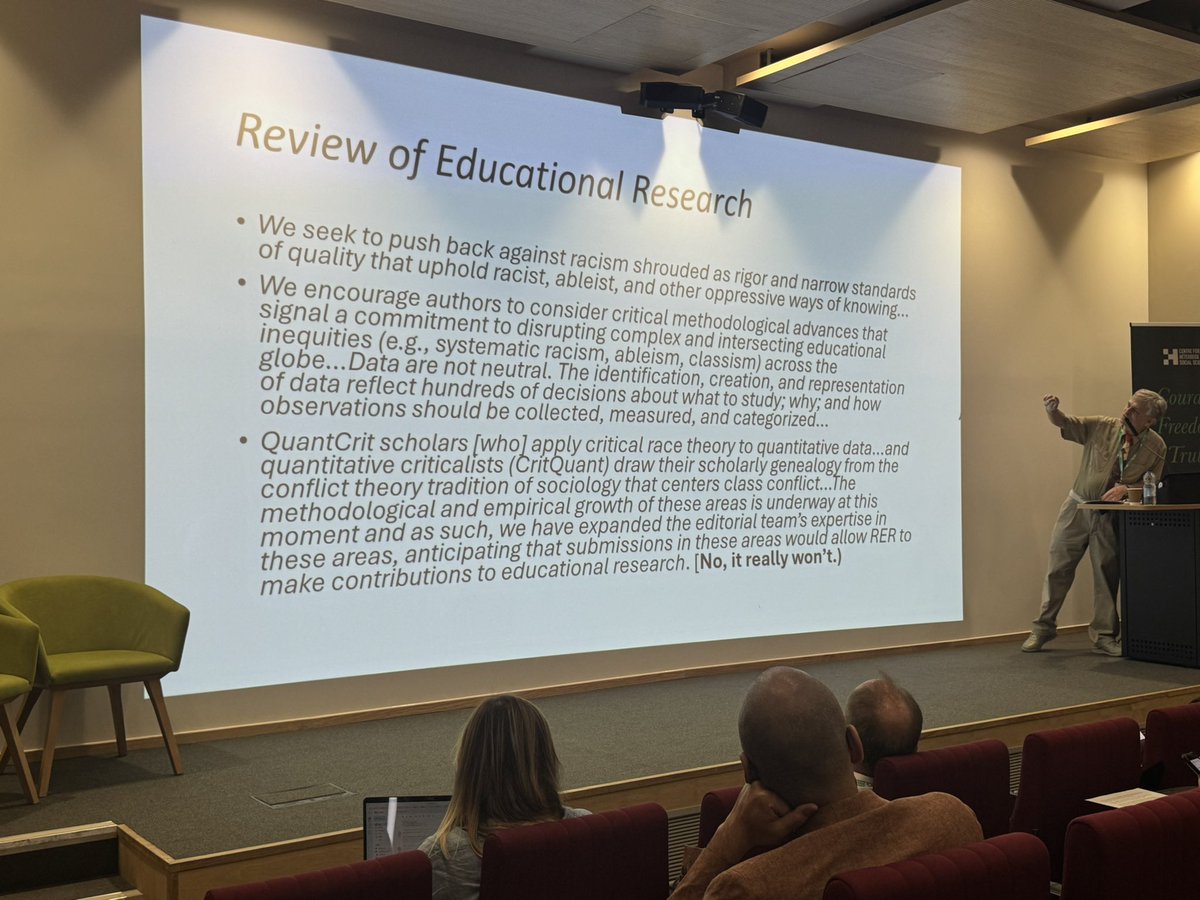 Examples from Moranto of the skewered thinking which informs some journals today. He always asks any authors to remove demographic positionality statements, which he thinks are pointless (I couldn’t agree more).  #HeterodoxConference