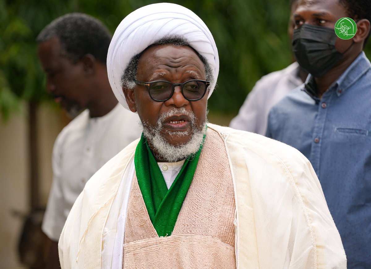SZakzakyOffice's tweet image. Leader Sheikh Ibraheem Zakzaky (H) offered Qurbani at his residence today, the 10th of Dhul Hijjah, 1446 (7/06/2025) to mark the Eid al-Adha ceremony.