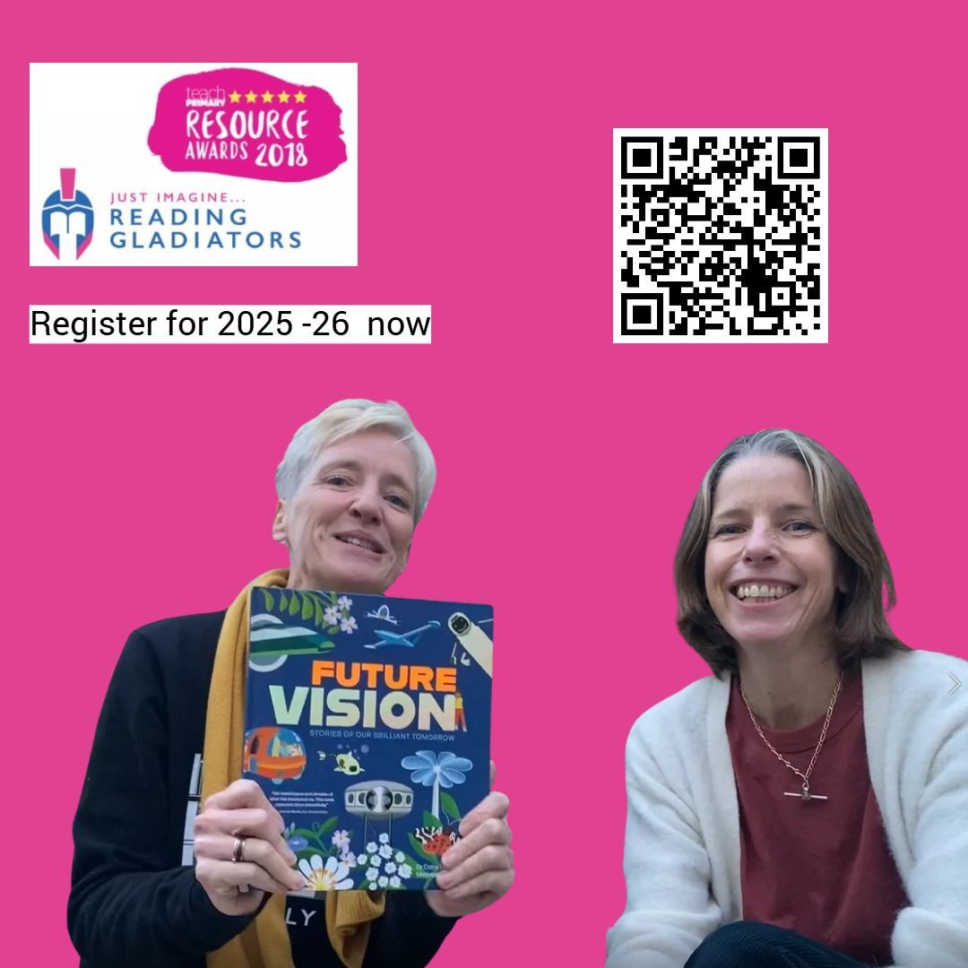 Just Imagine (@imaginecentre) on Twitter photo An exciting look into the future with <a href="/CathyJaneRogers/">Cathy Rogers</a> & Madeleine Rogers,
This is sure to be a big hit with Reading Gladiators this year. '‘Fascinating and inspiring’ Filled ‘with visions of the wonders of tomorrow’ <a href="/royjamesmoss/">Roy James Moss</a> <a href="/GMCbooks/">GMC & Button Books</a> An exciting look into the future with <a href="/CathyJaneRogers/">Cathy Rogers</a> & Madeleine Rogers,
This is sure to be a big hit with Reading Gladiators this year. '‘Fascinating and inspiring’ Filled ‘with visions of the wonders of tomorrow’ <a href="/royjamesmoss/">Roy James Moss</a> <a href="/GMCbooks/">GMC & Button Books</a>