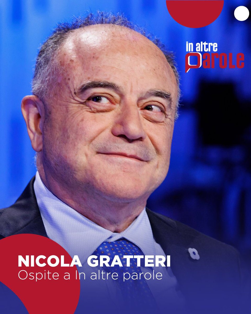 Siamo pronti! 
Per il finale di stagione di #inaltreparole gli ospiti di questa sera sono Fabio Balsamo, Aurora Leone, Diodato, Nicola Gratteri, Massimo Giannini, Marianna Aprile e Donato Carrisi! 
Vi aspettiamo alle 20:35 solo su <a href="/La7tv/">La7</a> ♥️💙

#la7 #massimogramellini