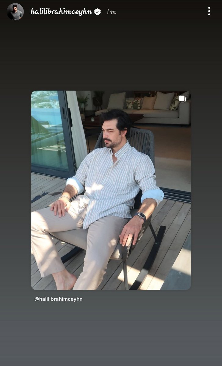 Halil İbrahim Ceyhan Instagram story paylaşımı 📸

#HalilİbrahimCeyhan