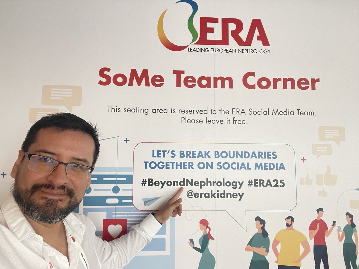 Francisco Valga (@fran__99_) on Twitter photo Thank you very much #ERA25 for everything I have learned in these few days. High human and scientific quality.
And a special mention to the SOME team. A pleasure to work with you!
#beyondnephrology <a href="/ERAkidney/">ERA - European Renal Association</a> Thank you very much #ERA25 for everything I have learned in these few days. High human and scientific quality.
And a special mention to the SOME team. A pleasure to work with you!
#beyondnephrology <a href="/ERAkidney/">ERA - European Renal Association</a>
