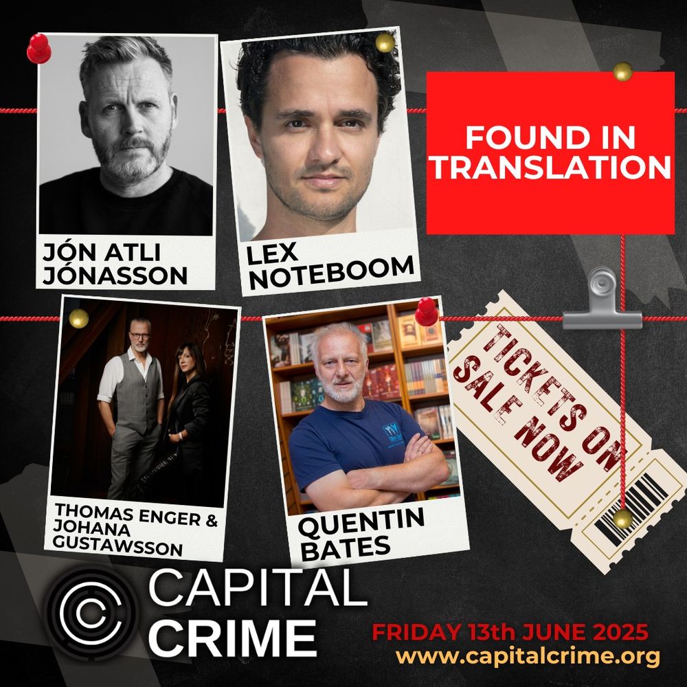 Corylus Books (@corylusb) on Twitter photo Superstitious, us? Just a few days to go β our guy JΓ³n Atli JΓ³nasson will be appearing at <a href="/CapitalCrime1/">Capital Crime</a> on Friday 13th, the day after publication of English-language debut novel Broken.
amazon.co.uk/dp/B0DVZFZ6Y7 Superstitious, us? Just a few days to go β our guy JΓ³n Atli JΓ³nasson will be appearing at <a href="/CapitalCrime1/">Capital Crime</a> on Friday 13th, the day after publication of English-language debut novel Broken.
amazon.co.uk/dp/B0DVZFZ6Y7