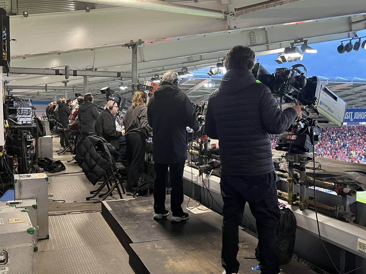 ianmtv's tweet image. Completed - first time #wales1 and #wales2 as UEFA Host in 5.1 Dolby…. ✅ #greatcrew - very full compound with @cloudbass providing presentation units for BBC Wales and S4C