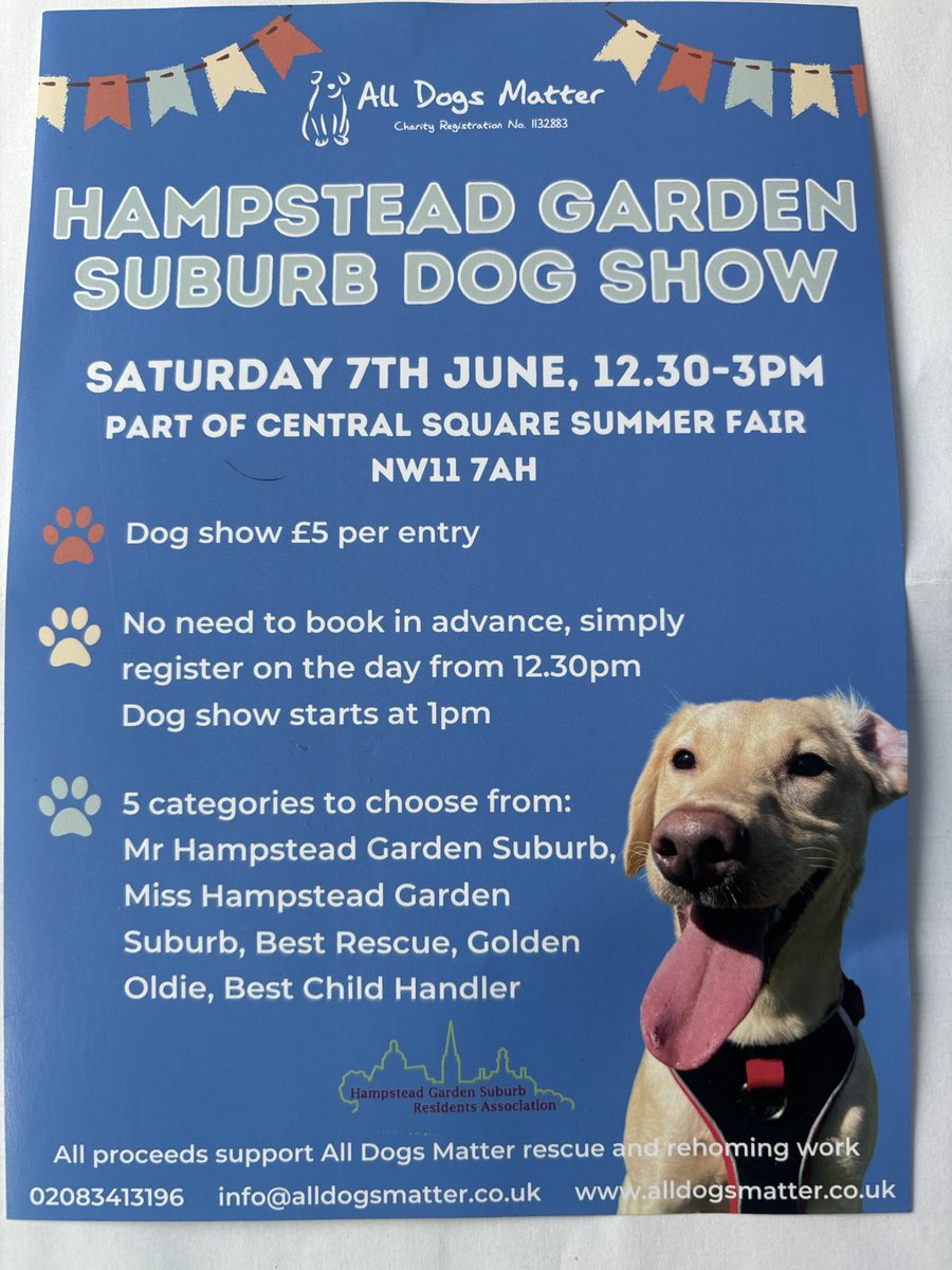 AllDogsMatter's tweet image. We look toward to seeing you today at the Beautiful Central Square & St.Judes church at 12.30 today for our dog show 🐾