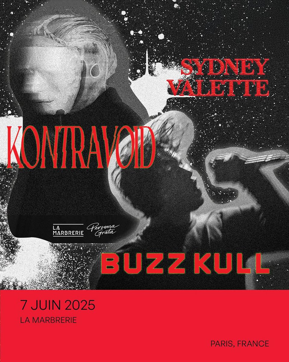 Paris - Tonight with <a href="/kontravoid/">KONTRAVOID</a> 

Tickets buzzkull.net