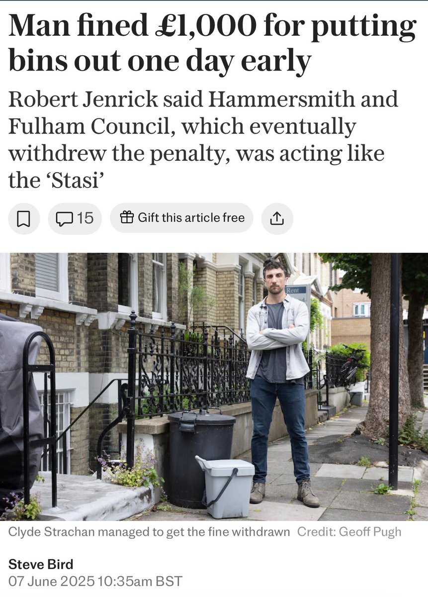 In a just world the fine would be £10,000.