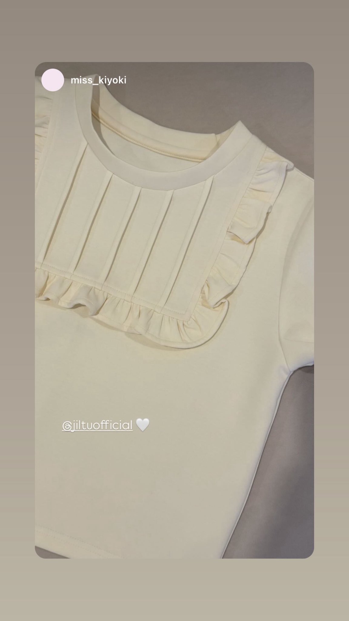 トップス JILTU petit frill tee JILTU on X: 