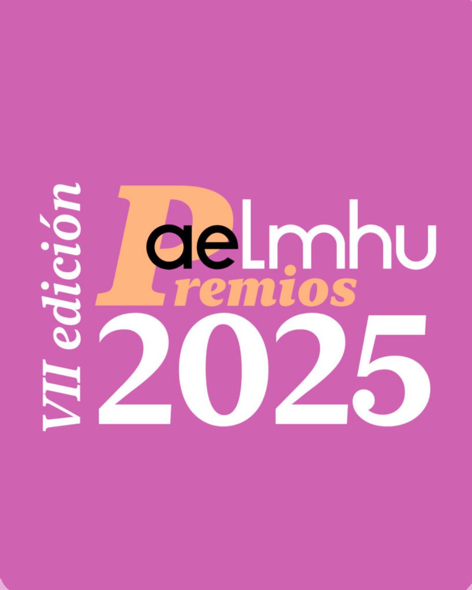 🏆 ¡Vuelven los Premios AELMHU 2025!
🔬 En apoyo a las #EnfermedadesRaras y los medicamentos huérfanos.
🧠 Proyectos asistenciales, investigación, comunicación y más.
💶 3.000€ por categoría
📅 Candidaturas HASTA 9 de junio
🔗 aelmhu.es/premios-aelmhu/