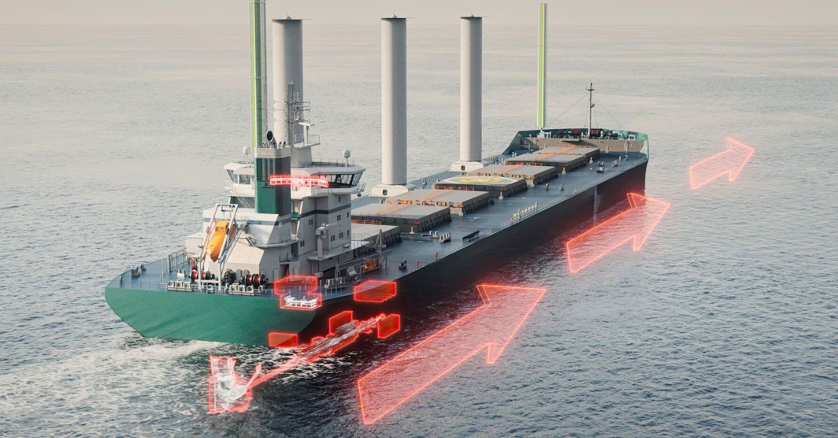 Kongsberg Maritime Launches K-Sail Wind-Assist Technology Solution 

Read the news here 👉marineinsight.com/shipping-news/… 

#KongsbergMaritime #Sail #KSail #Wind #Technology #Ship #Maritime #MarineInsight #Merchantnavy #Merchantmarine #MerchantnavyShips