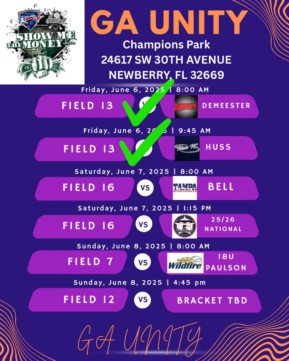 Adi Rose Pawlish ‘27 (@adirosepawlish) on Twitter photo Day 2 at Show Me the Money starts bright and early. Come check <a href="/Ga__Unity/">GA UNITY</a> out.
<a href="/saint_softball/">Saint Francis High School Softball</a> <a href="/SoftballDown/">Down South Softball</a> Day 2 at Show Me the Money starts bright and early. Come check <a href="/Ga__Unity/">GA UNITY</a> out.
<a href="/saint_softball/">Saint Francis High School Softball</a> <a href="/SoftballDown/">Down South Softball</a>