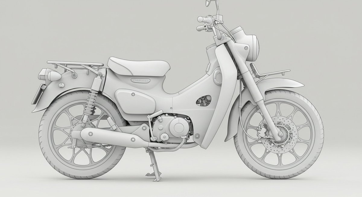 yuuma23's tweet photo. ホンダスーパーカブの線画ホワイトモデル化。(フリー素材 img2img OK)
3Dモデルが公式からフリーで出ている。https://t.co/3coTXGJ0Rc
#AIイラスト #線画ホワイトモデル #スーパーカブ https://t.co/W4RhglFHId