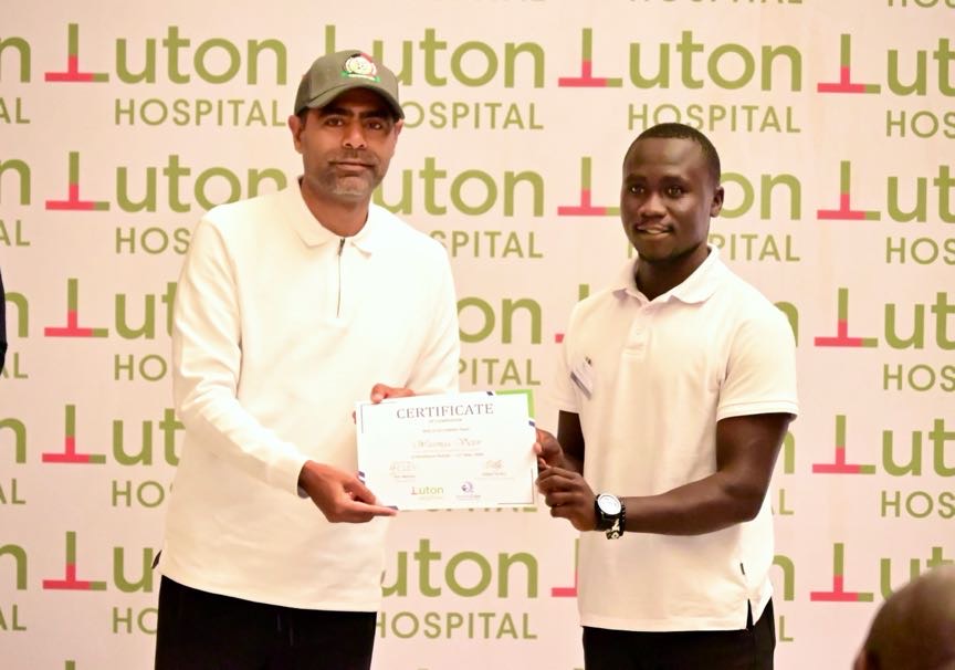 Today, we formalised a key partnership between FKF Nairobi West Branch and Luton Hospital to strengthen medical support in grassroots football.

It was a privilege to witness the graduation of 48 newly trained matchday medics who will now be deployed across both the men’s and