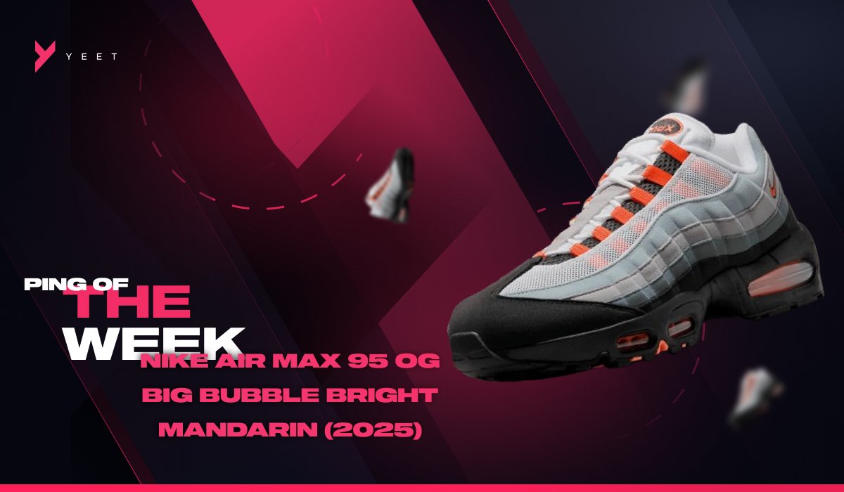 It's 'Ping of the Week'!👑

Massive sync across all monitors this week💥
The Air Max 95 OG Big Bubble drop was caught instantly, every signal, every site, fully covered.

That’s monitoring efficiency at its best.⚡️
Join us, link in bio!💚