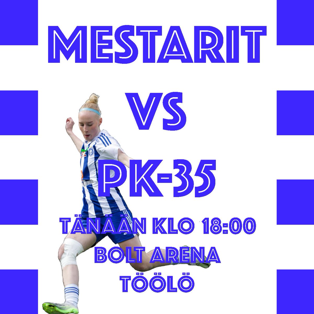 Forza HJK (@forzahjk) on Twitter photo Klubi tavoittelee tÀnÀÀn vantaalaisten pÀÀnahan lisÀksi myös yleisöennÀtystÀ!
NÀhdÀÀn klo 18:00 Bolt Arenalla!
Kuva: Mira Lönnqvist
<a href="/HJKNaiset/">HJK Naiset</a> <a href="/hjkhelsinki/">HJK Helsinki</a> <a href="/Klubipaaty/">KlubipÀÀty</a> <a href="/KansallinenL/">Briotech Kansallinen Liiga</a> #kansallinenliiga Klubi tavoittelee tÀnÀÀn vantaalaisten pÀÀnahan lisÀksi myös yleisöennÀtystÀ!
NÀhdÀÀn klo 18:00 Bolt Arenalla!
Kuva: Mira Lönnqvist
<a href="/HJKNaiset/">HJK Naiset</a> <a href="/hjkhelsinki/">HJK Helsinki</a> <a href="/Klubipaaty/">KlubipÀÀty</a> <a href="/KansallinenL/">Briotech Kansallinen Liiga</a> #kansallinenliiga