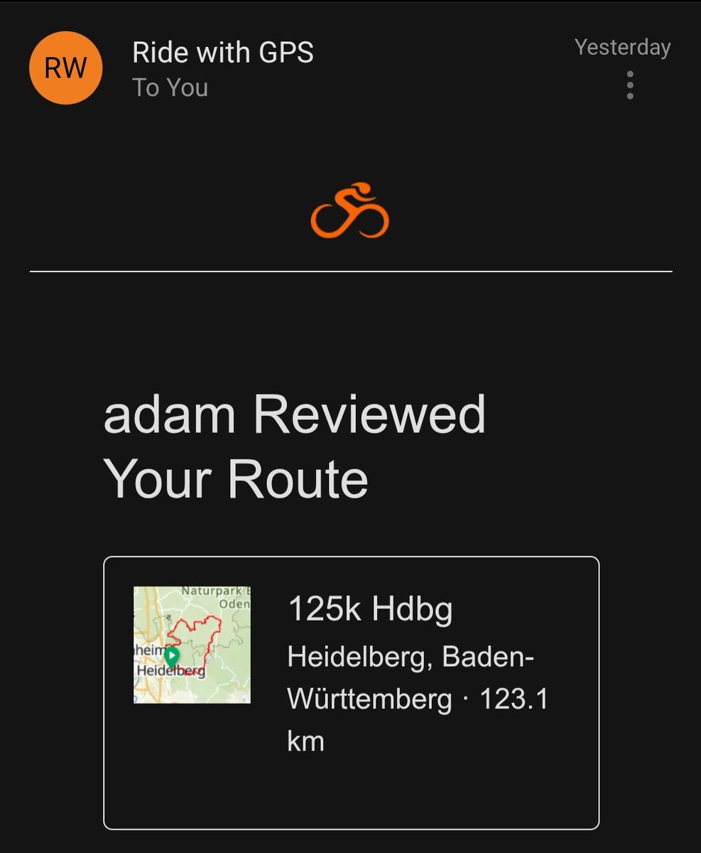 BKruchio's tweet image. Mein Mann (Adam, 53, Logistik-Fachkraft) und ich haben uns in den RideWithGPS Routenempfehlungen kennengelernt
