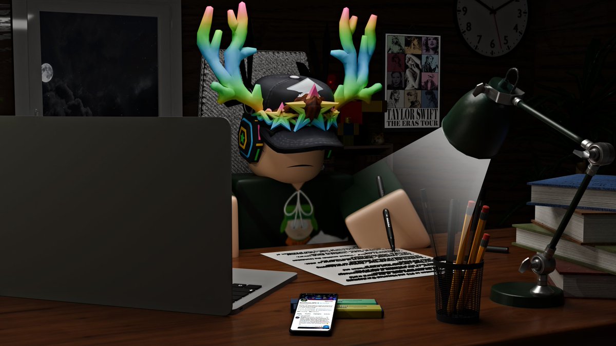 "Exhausted"

On June 1, I need to review my studies to prepare for the college final exams. But I feel very tired from the one night due to the complaint lesson of the subjects. Unfortunately, it will take 4 days till it's over😫

#RobloxGFX #robloxart #RobloxDev #Roblox