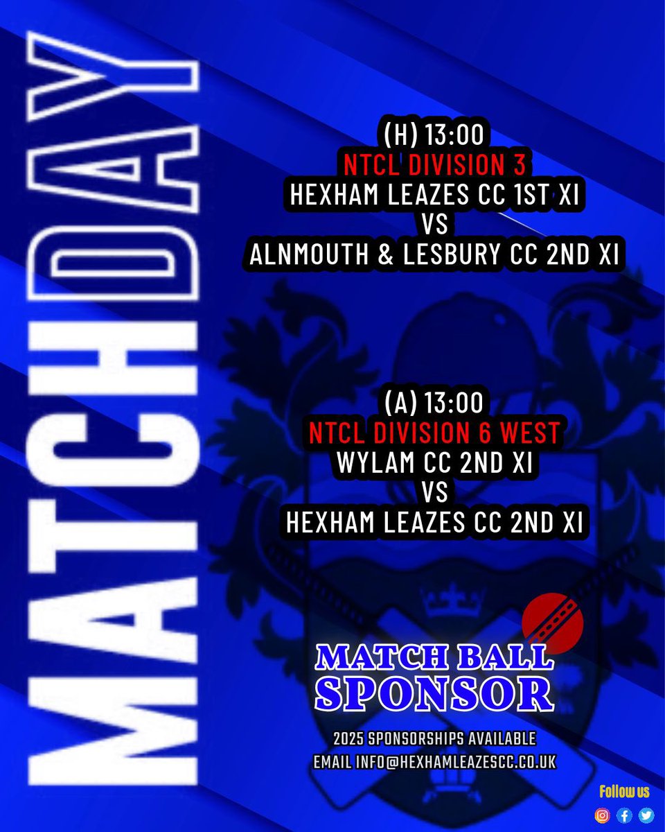 Hexham Leazes CC (@hexhamleazescc) on Twitter photo 