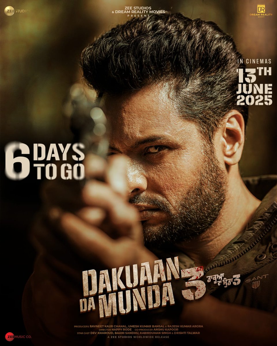 JagbaniOnline's tweet photo. #DakuaanDaMunda3 
in Cinemas on 13th June,2025

#DevKharoud #KabirDuhanSingh #BaaniSandhu #DrishhtyTalwar #LakhvirChahal #DreamrealityMovies #ZeeStudio 
#UmeshkrBansal #AnshuKapoor #AnjaliBerry #GirishJohar #KaviSingh #NaviBhangu #SatinderKassoana #HappyRode  
#AmbersariAnarinder #MishaanSharma #RajinderRaja #AnshuMiddha
