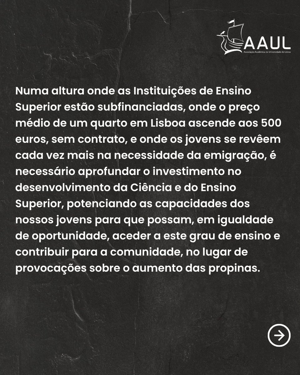 aaulisboa's tweet photo. Comunicado Oficial da Associação Académica
da Universidade de Lisboa Relativo à Orgânica do XXV Governo Constitucional. https://t.co/jZf7XFhTzI